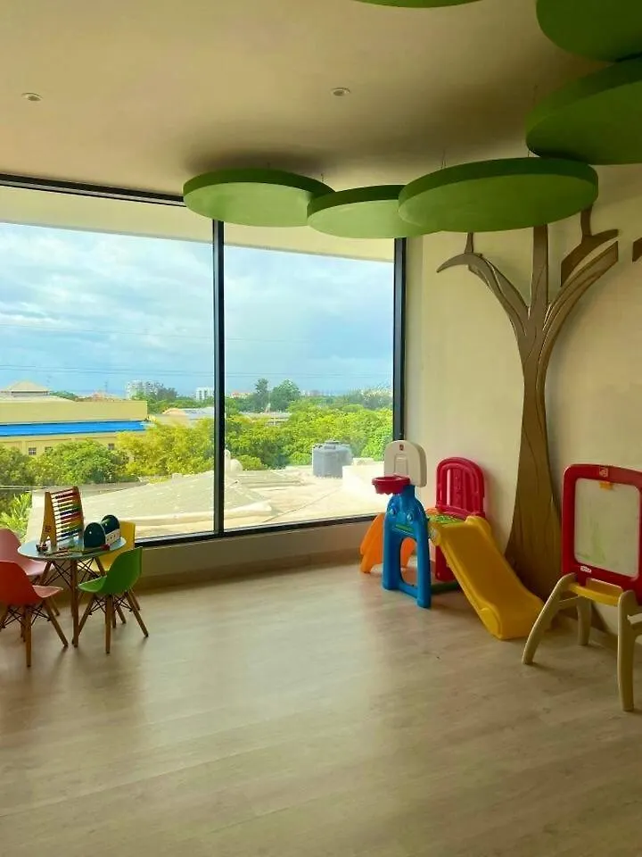 Apto Centrico Con Piscina, Gym Y Una Hermosa Vista A La Ciudad Santo Domingo Apartmán